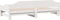 vidaXL - Slaapbank - met - onderschuifbed - 90x190 - cm - massief - grenenhout - wit