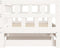 vidaXL - Slaapbank - met - onderschuifbed - 90x190 - cm - massief - grenenhout - wit