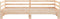 vidaXL - Slaapbank - met - onderschuifbed - 90x190 - cm - massief - grenenhout
