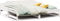 vidaXL - Slaapbank - met - onderschuifbed - 90x200 - cm - massief - grenenhout - wit