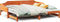 vidaXL - Slaapbank - met - onderschuifbed - 90x200 - cm - massief - grenenhout