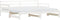 vidaXL - Slaapbank - met - onderschuifbed - 90x200 - cm - massief - grenenhout - wit