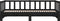 vidaXL - Slaapbank - met - onderschuifbed - 90x200 - cm - massief - grenenhout - zwart