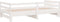 vidaXL - Slaapbank - met - onderschuifbed - 90x200 - cm - massief - grenenhout - wit