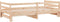 vidaXL - Slaapbank - met - onderschuifbed - 90x200 - cm - massief - grenenhout