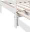 vidaXL - Slaapbank - met - onderschuifbed - 90x200 - cm - massief - grenenhout - wit