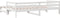 vidaXL - Slaapbank - met - onderschuifbed - 90x200 - cm - massief - grenenhout - wit