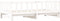 vidaXL - Slaapbank - met - onderschuifbed - 90x200 - cm - massief - grenenhout - wit