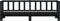 vidaXL - Slaapbank - met - onderschuifbed - 90x200 - cm - massief - grenenhout - zwart