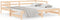 vidaXL - Slaapbank - met - onderschuifbed - 90x200 - cm - massief - grenenhout