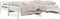 vidaXL - Slaapbank - met - onderschuifbed - 90x200 - cm - massief - grenenhout - wit