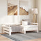 vidaXL - Slaapbank - met - onderschuifbed - 90x200 - cm - massief - grenenhout - wit