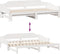 vidaXL - Slaapbank - met - onderschuifbed - 90x200 - cm - massief - grenenhout - wit