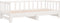 vidaXL - Slaapbank - met - onderschuifbed - 90x200 - cm - massief - grenenhout - wit