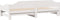 vidaXL - Slaapbank - met - onderschuifbed - 90x200 - cm - massief - grenenhout - wit