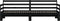 vidaXL - Slaapbank - met - onderschuifbed - 90x200 - cm - massief - grenenhout - zwart