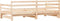 vidaXL - Slaapbank - met - onderschuifbed - 90x200 - cm - massief - grenenhout