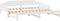 vidaXL - Slaapbank - met - onderschuifbed - 90x200 - cm - massief - grenenhout - wit