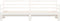 vidaXL - Slaapbank - met - onderschuifbed - 90x200 - cm - massief - grenenhout - wit