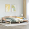 vidaXL - Slaapbank - met - onderschuifbed - 90x200 - cm - massief - grenenhout