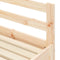 vidaXL - Slaapbank - met - onderschuifbed - 90x200 - cm - massief - grenenhout