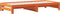 vidaXL - Slaapbank - met - onderschuifbed - 90x200 - cm - massief - grenenhout