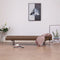 vidaXL - Slaapbank - met - twee - kussens - polyester - bruin