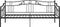 vidaXL - Slaapbank - metaal - zwart - 90x200 - cm