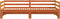 vidaXL - Slaapbank - onderschuifbed - zonder - matras - 90x190 - cm - hout - wasbruin