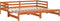 vidaXL - Slaapbank - onderschuifbed - zonder - matras - 90x190 - cm - hout - wasbruin