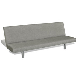 vidaXL - Slaapbank - polyester - grijs