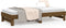 vidaXL - Slaapbank - uitschuifbaar - 2x(80x200) - cm - grenenhout - honingbruin