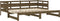 vidaXL - Slaapbank - uitschuifbaar - 2x(80x200) - cm - grenenhout - honingbruin