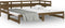 vidaXL - Slaapbank - uitschuifbaar - 2x(80x200) - cm - grenenhout - honingbruin