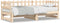 vidaXL - Slaapbank - uitschuifbaar - 2x(80x200) - cm - massief - grenenhout