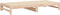vidaXL - Slaapbank - uitschuifbaar - 2x(80x200) - cm - massief - grenenhout