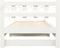 vidaXL - Slaapbank - uitschuifbaar - 2x(80x200) - cm - massief - grenenhout - wit