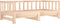 vidaXL - Slaapbank - uitschuifbaar - 2x(80x200) - cm - massief - grenenhout