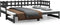 vidaXL - Slaapbank - uitschuifbaar - 2x(80x200) - cm - massief - grenenhout - wit
