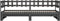 vidaXL - Slaapbank - uitschuifbaar - 2x(80x200) - cm - massief - grenenhout - wit