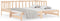 vidaXL - Slaapbank - uitschuifbaar - 2x(80x200) - cm - massief - grenenhout