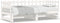 vidaXL - Slaapbank - uitschuifbaar - 2x(80x200) - cm - massief - grenenhout - wit