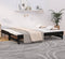 vidaXL - Slaapbank - uitschuifbaar - 2x(80x200) - cm - massief - grenenhout - zwart