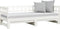 vidaXL - Slaapbank - uitschuifbaar - 2x(80x200) - cm - massief - grenenhout - wit