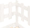 vidaXL - Slaapbank - uitschuifbaar - 2x(80x200) - cm - massief - grenenhout - wit