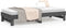 vidaXL - Slaapbank - uitschuifbaar - 2x(80x200) - cm - massief - grenenhout - grijs