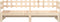 vidaXL - Slaapbank - uitschuifbaar - 2x(80x200) - cm - massief - grenenhout
