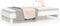 vidaXL - Slaapbank - uitschuifbaar - 2x(80x200) - cm - massief - grenenhout - wit