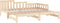vidaXL - Slaapbank - uitschuifbaar - 2x(80x200) - cm - massief - grenenhout