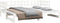 vidaXL - Slaapbank - uitschuifbaar - 2x(80x200) - cm - massief - grenenhout - wit
